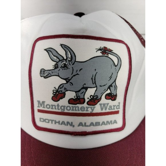 Montgomery Wards Dothan Alabama Vintage Trucker‎ Hat - Picture 9 of 10
